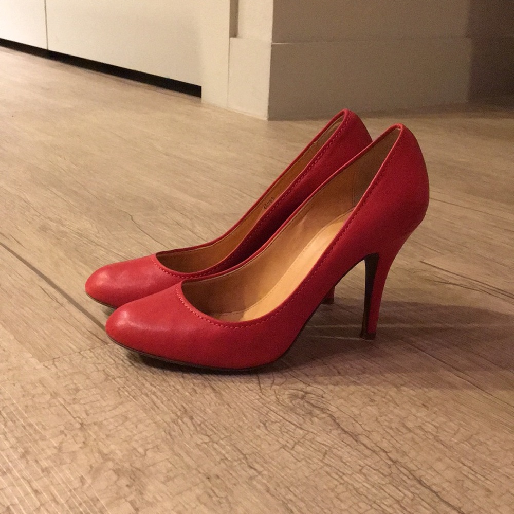 J. Crew - Red/Orange - Heel - Size 8